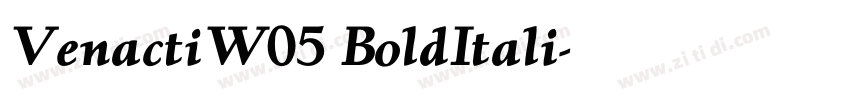 VenactiW05 BoldItali字体转换 VenactiW05 BoldItali字体转换